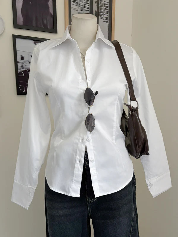 Long Sleeve Shirt // White