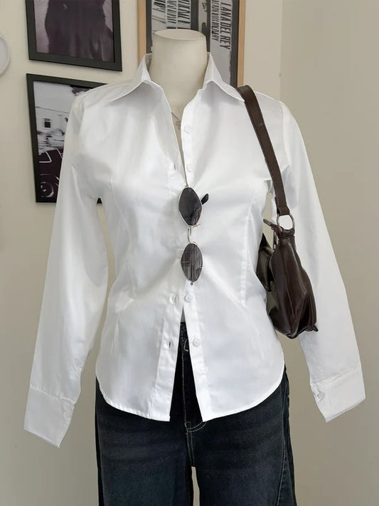 Long Sleeve Shirt // White
