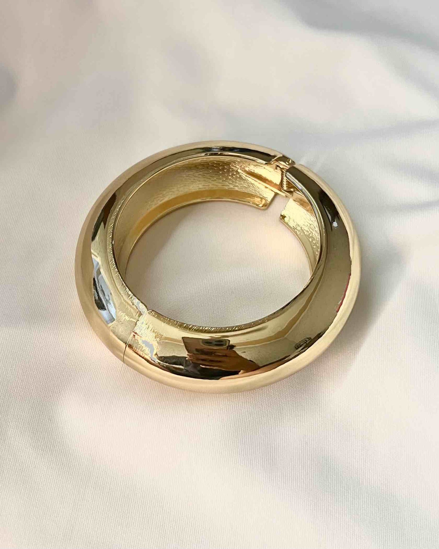 Chunky Bangle (Anti Tarnish) 002 // Gold