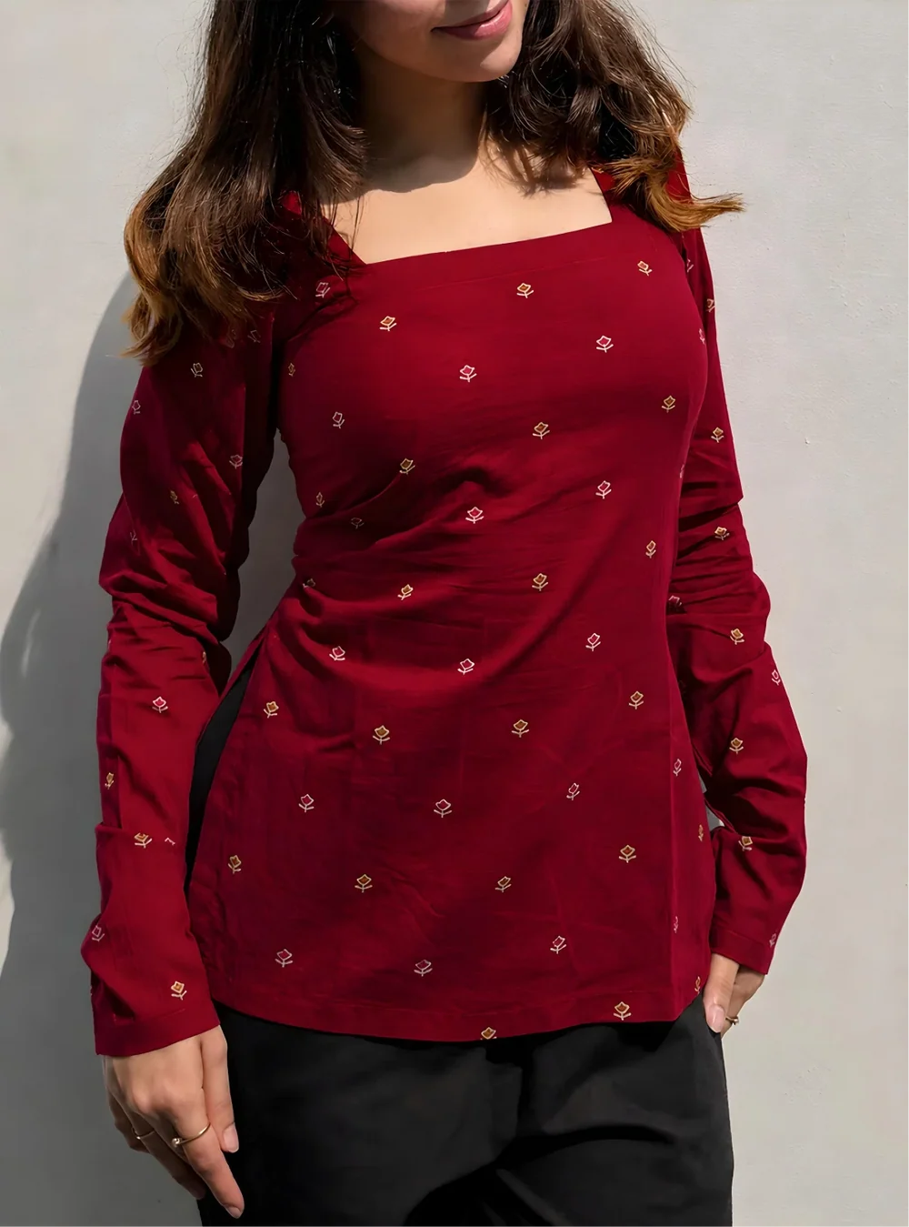 Raashi // Corset Back Kurti (100% Cotton)