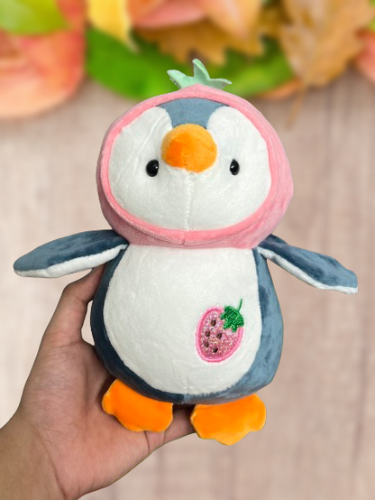 Baby Penguin Soft Toy // Pink