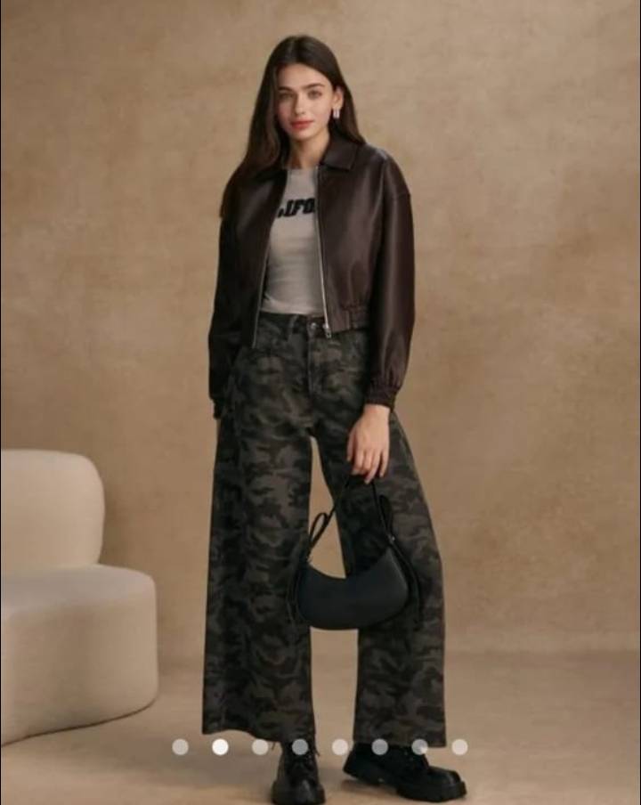 Faux Leather Jacket // Black