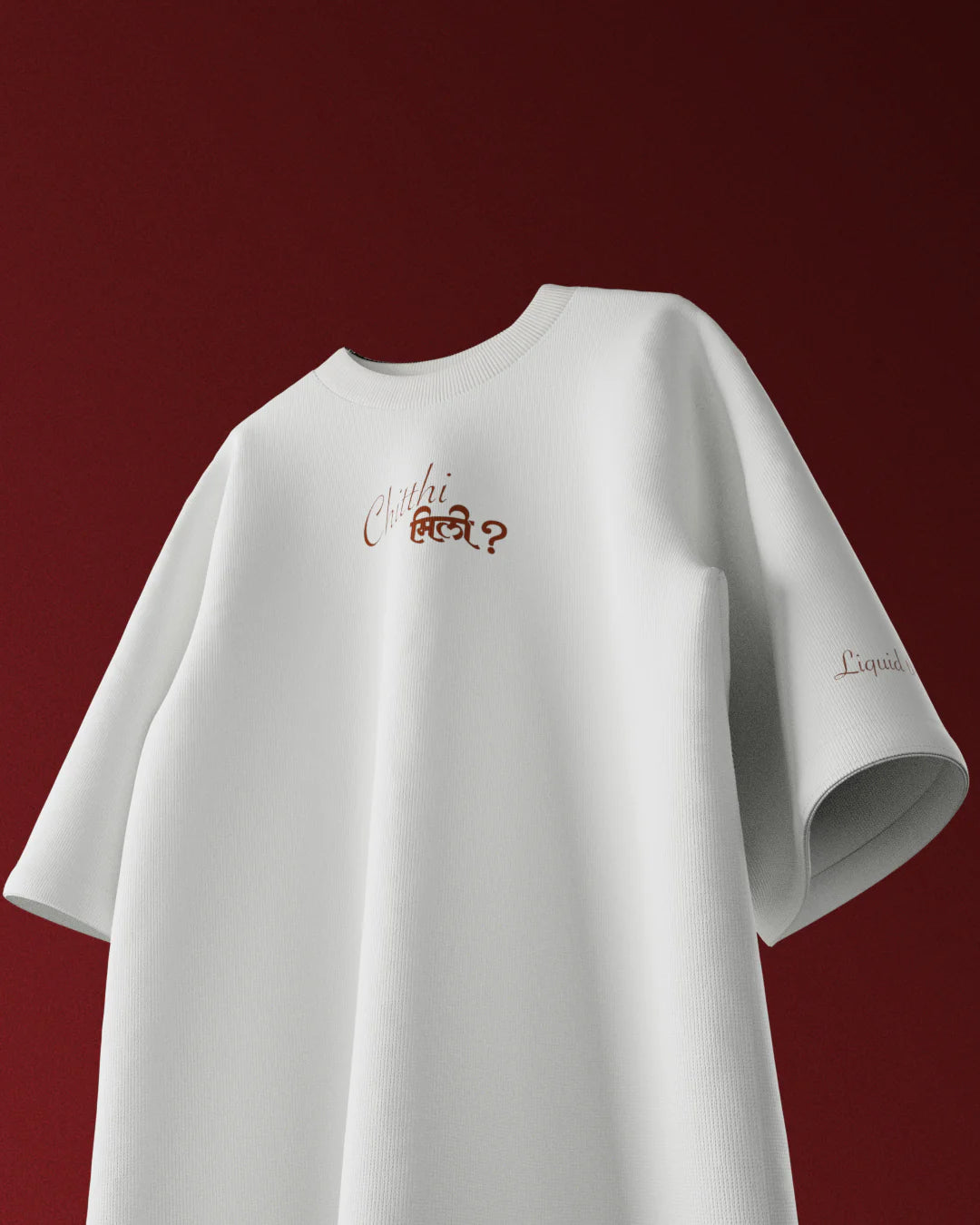 Chitthi Oversized T-Shirt // White