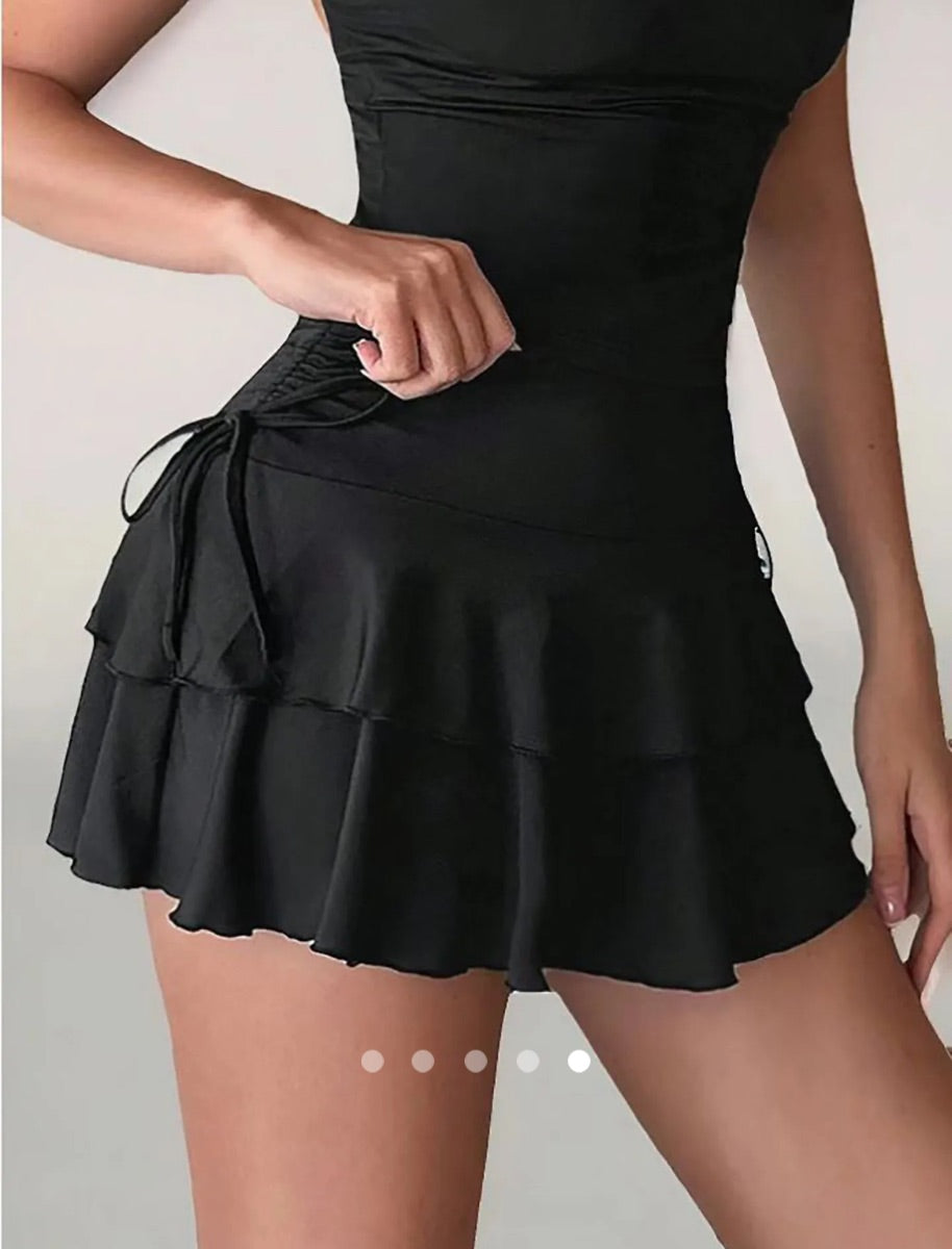 Layered Skirt // Black