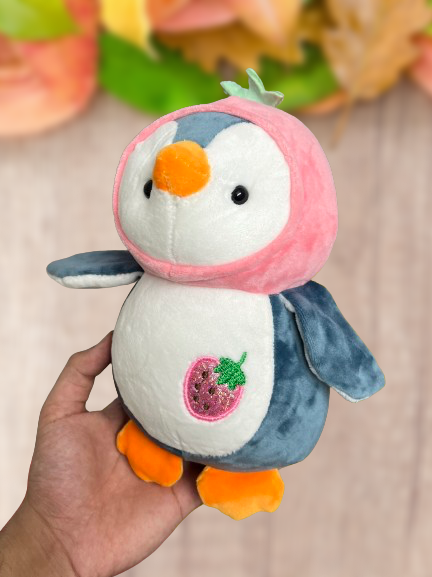 Baby Penguin Soft Toy // Pink