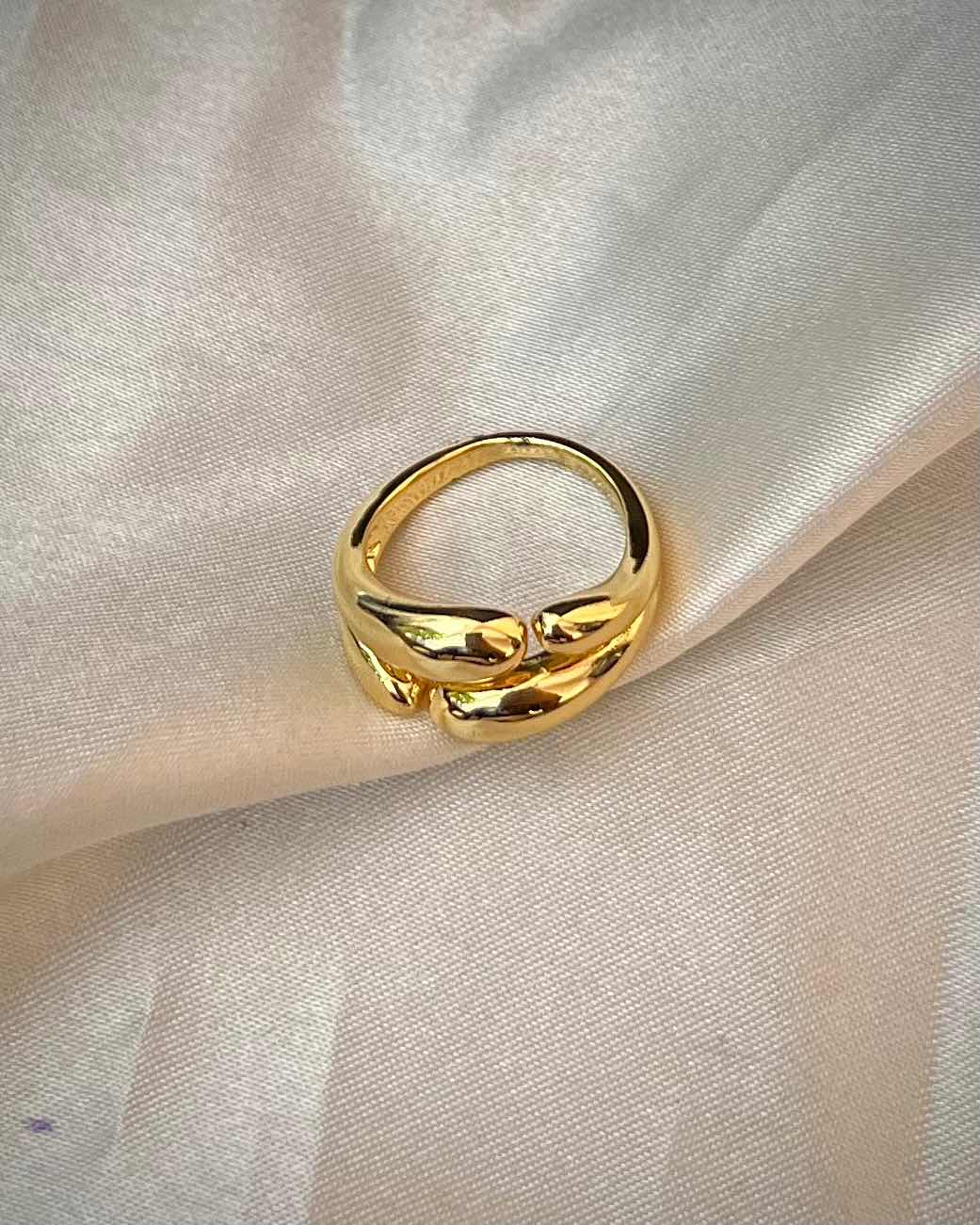 Chunky Ring 007 (Anti-Tarnish) // Gold