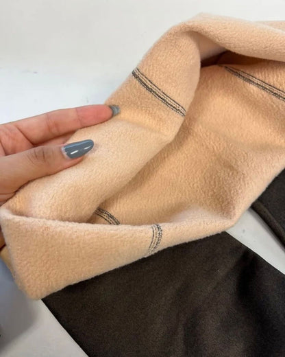 Premium Fleece Leggings (Free Size 26” to 34” Waist) - Fake Translucent