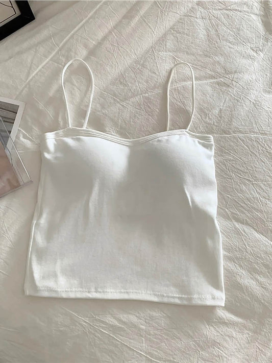 Padded Cami Top // White