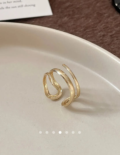 Bracelet & Ring Set (2pc) // Gold