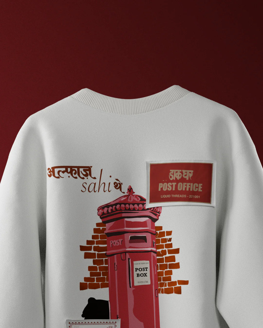 Chitthi Oversized T-Shirt // White