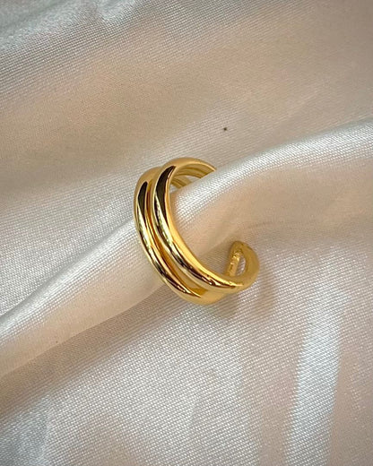 Chunky Ring 008 (Anti-Tarnish) // Gold