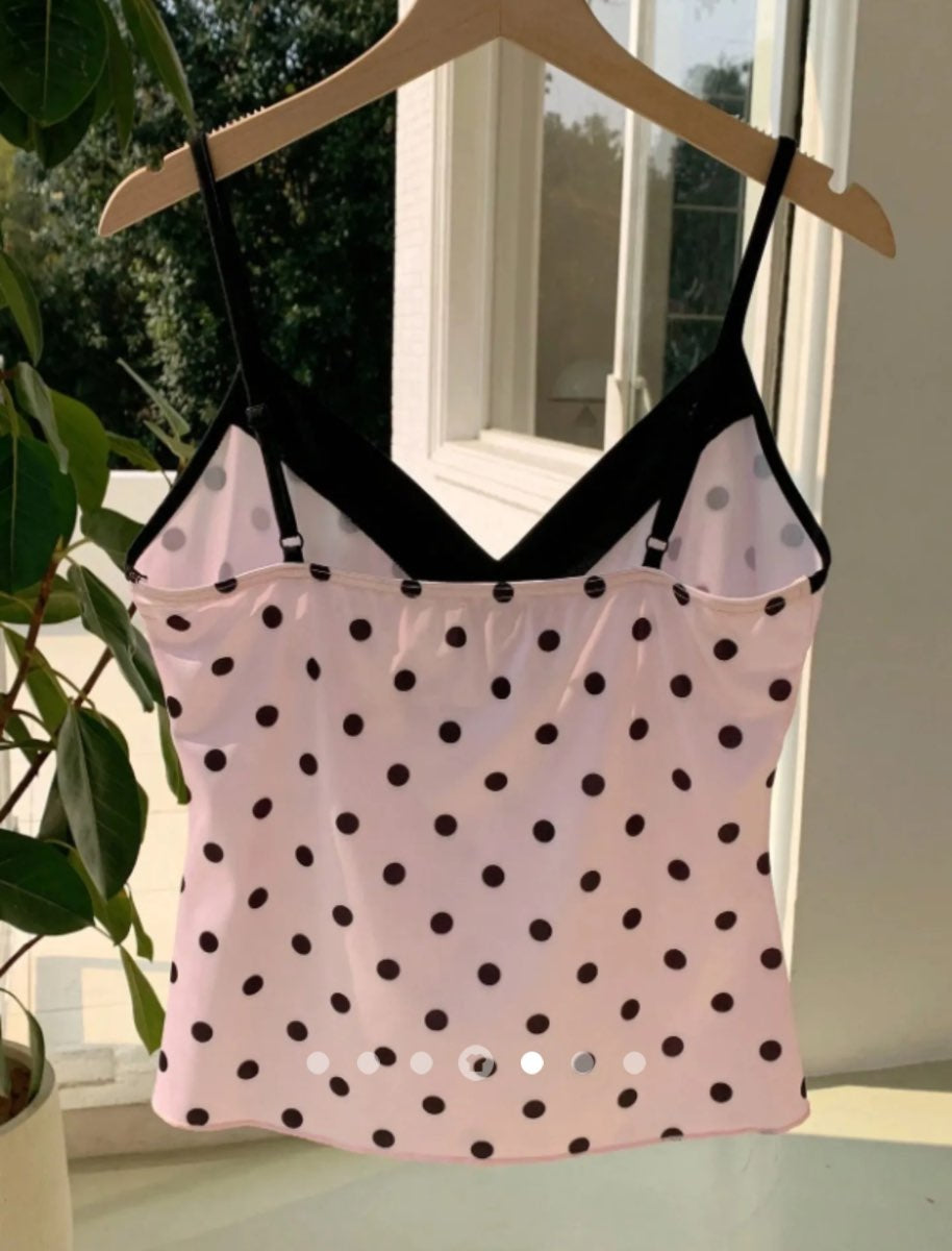 Bow Cami Top // Pink