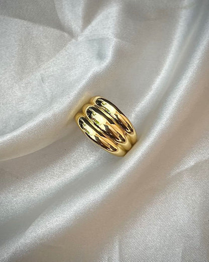 Chunky Ring (Anti-Tarnish) 001 // Gold