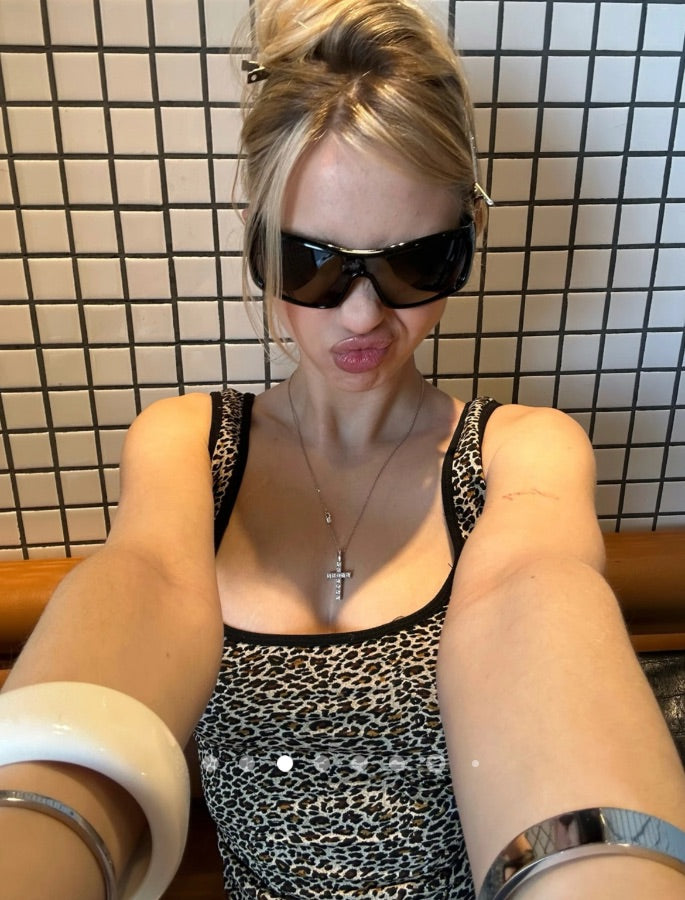 Leopard Tank Top // Brown