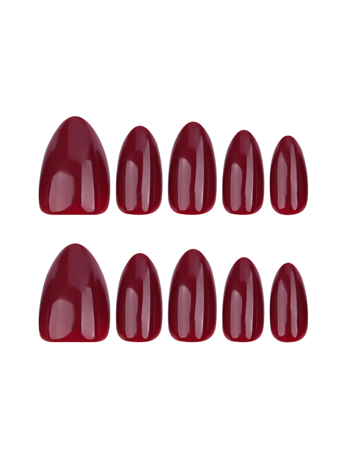 Artificial Nails 001 // Burgundy