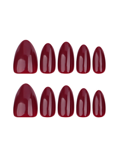 Artificial Nails 001 // Burgundy