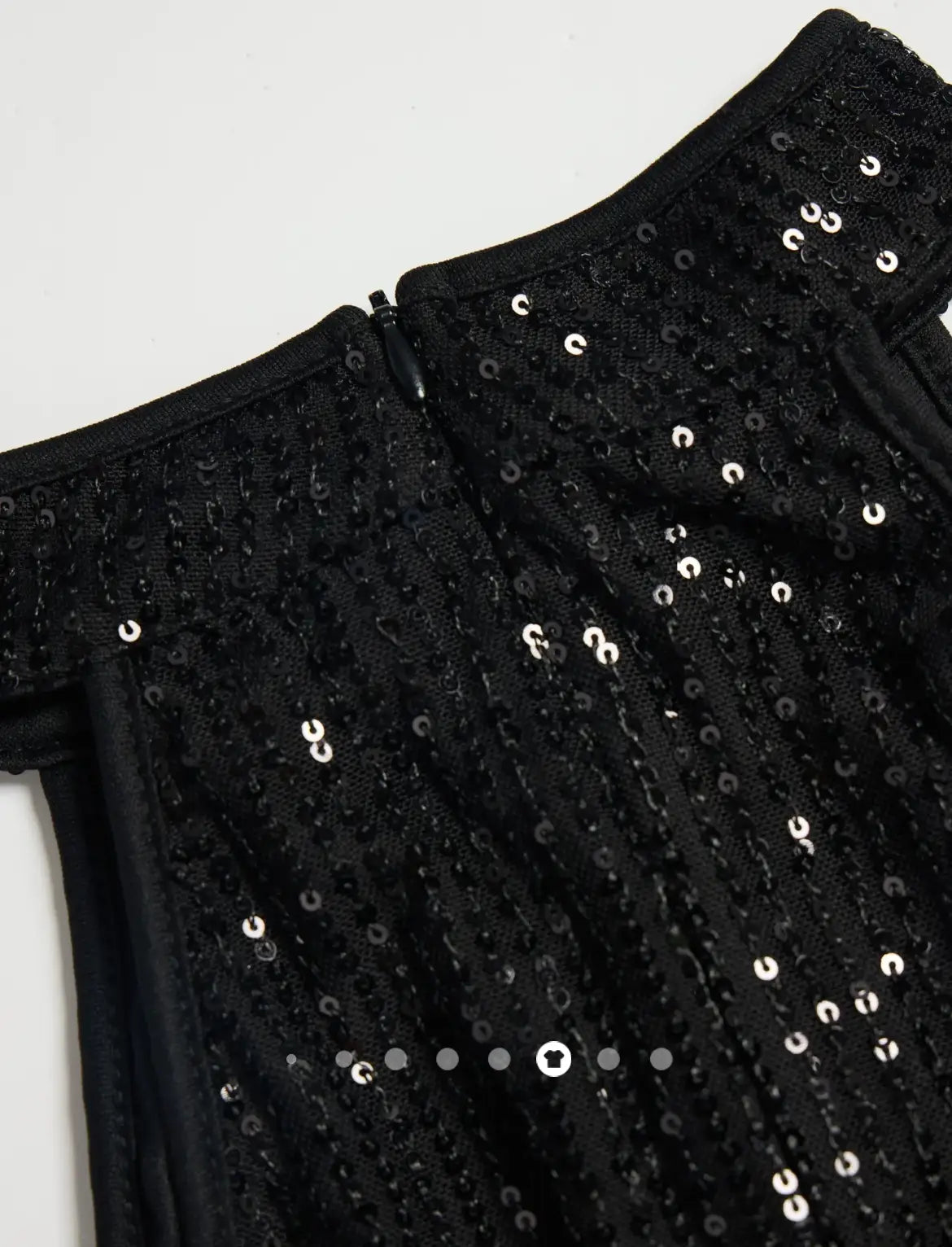 Rhinestone Bodycon Dress // Black