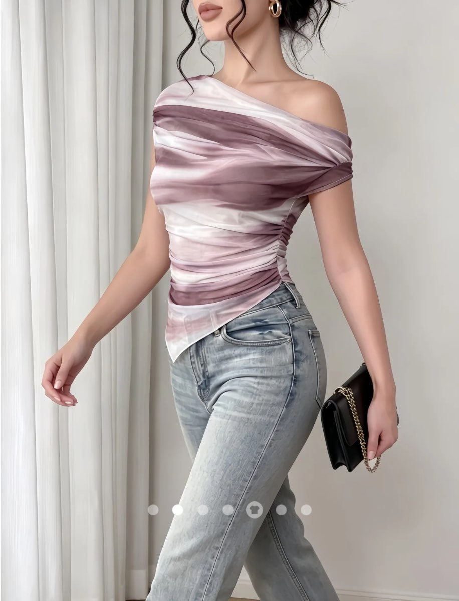 Gathered Top 002 // Multicolor