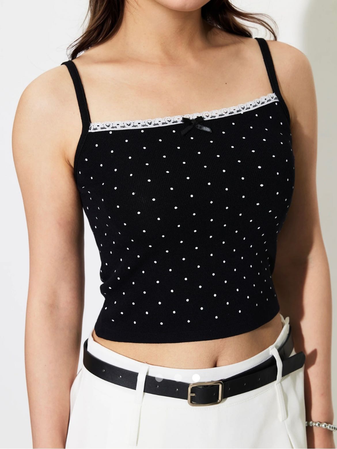 Polka Dots Top 001 // Black