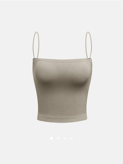 Padded Cami Top // Khaki