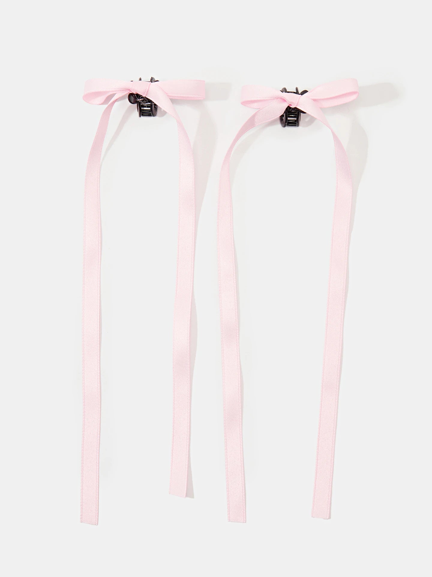 KPOP 2pc Hair Bow Clips // Pink