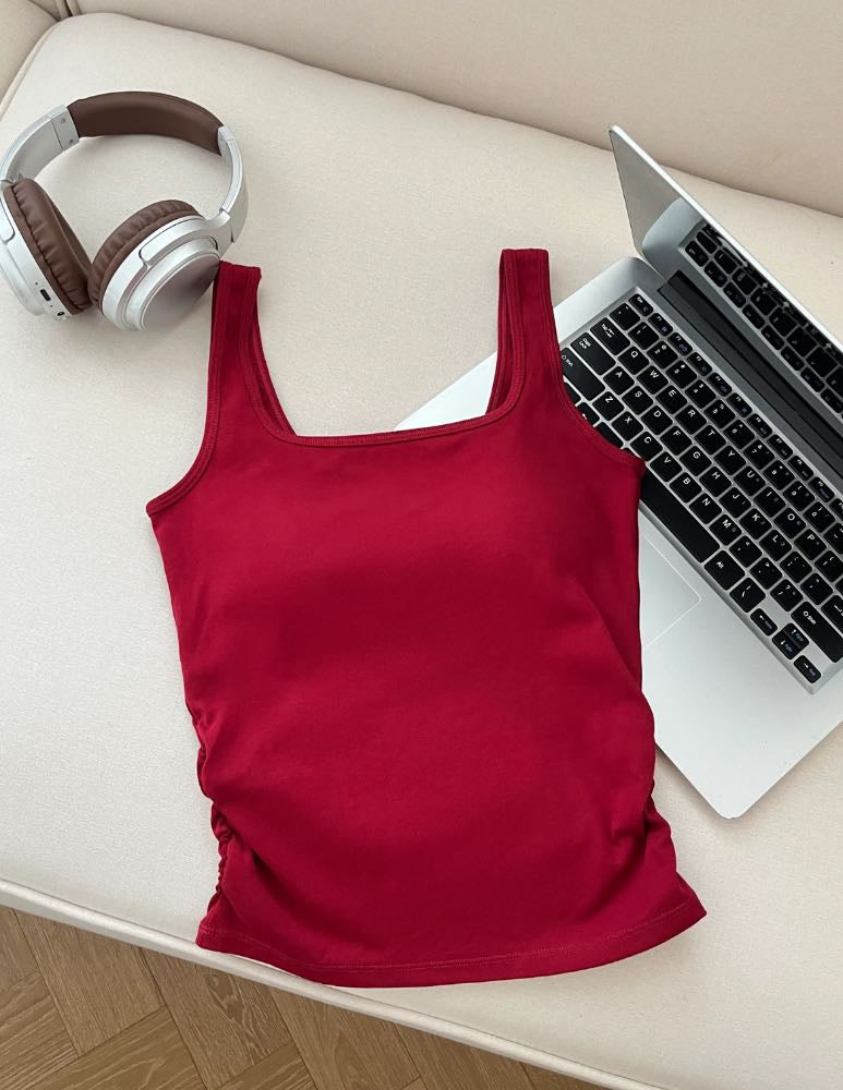 Padded Top // Red