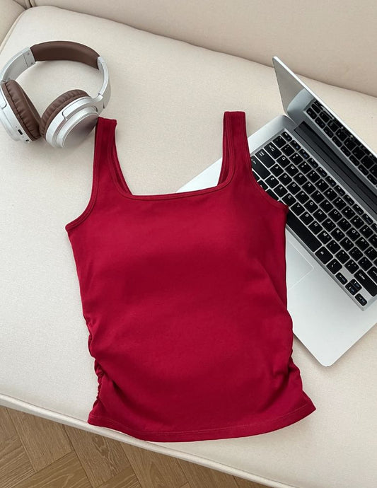Padded Top // Red