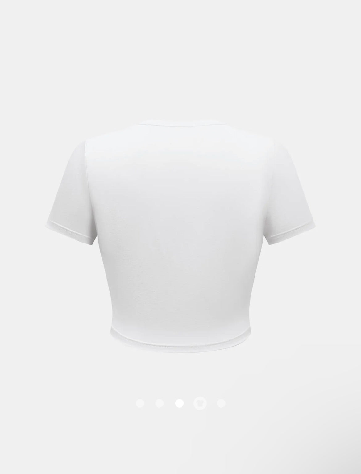 Printed Pullover T-Shirt // White