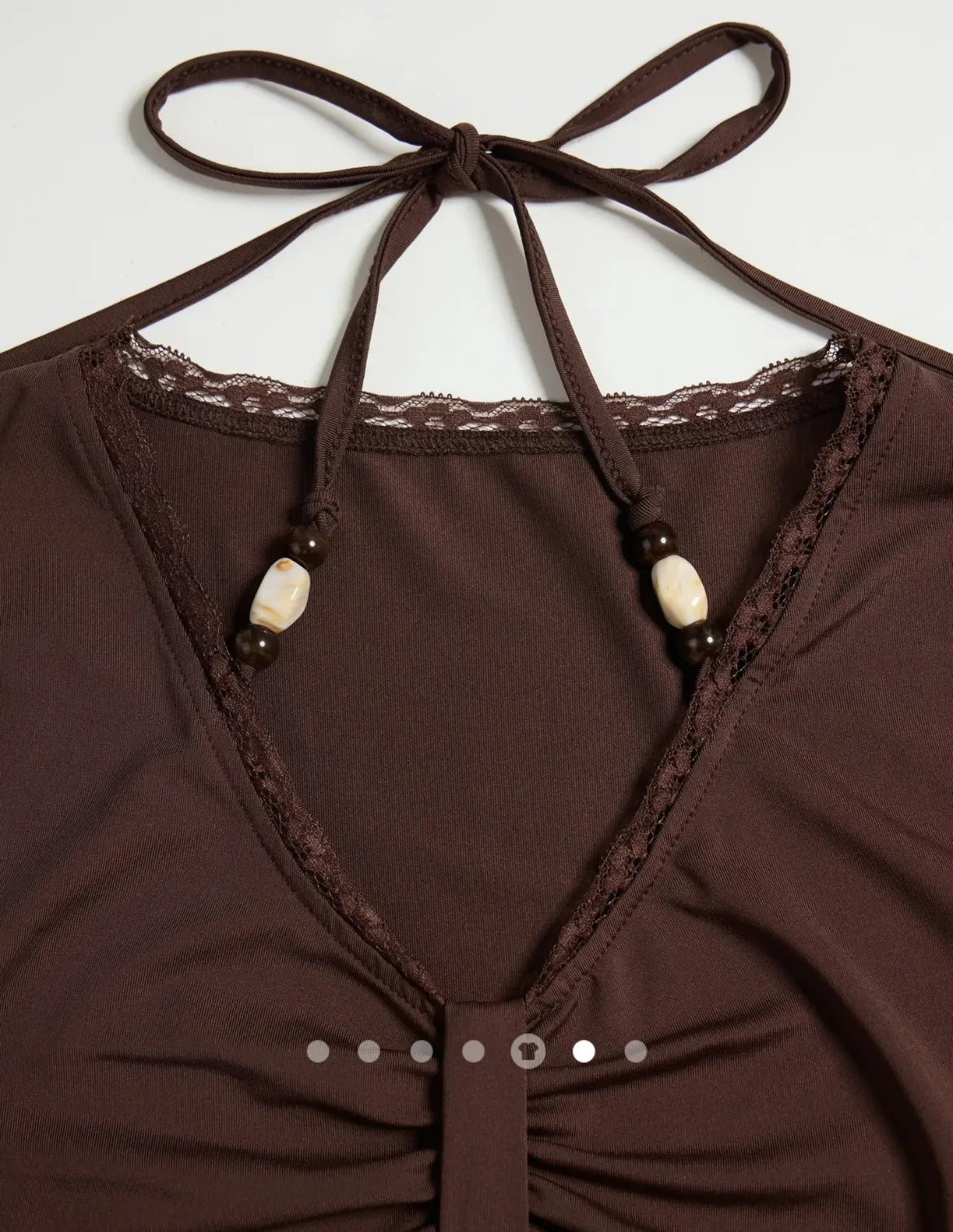 Gathered Top // Brown