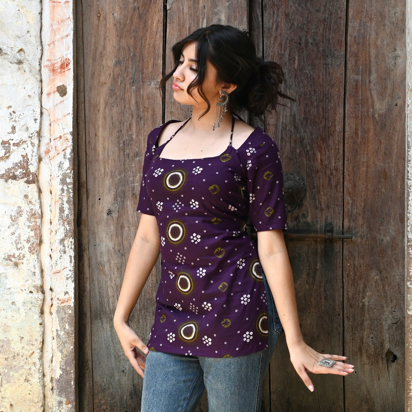 Begum Short Kurti // Purple