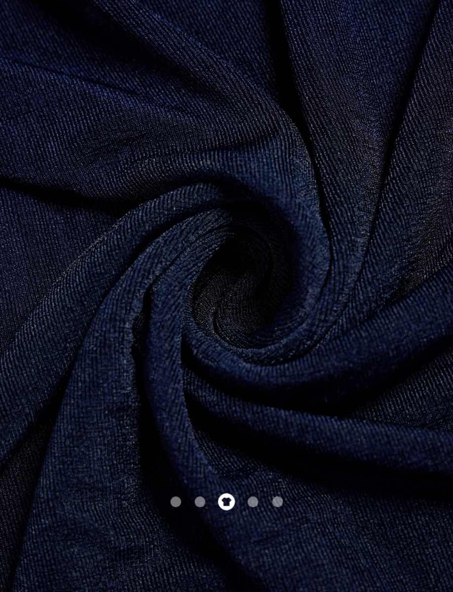 Gathered Cocktail Dress // Navy
