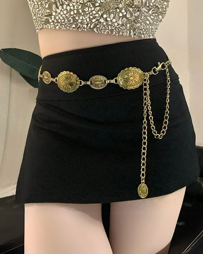 Pinteresty Chain Belt // Gold