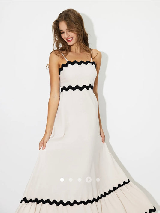 A-Line Dress // Beige