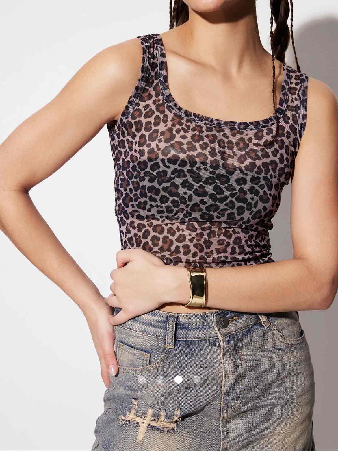 Chunky Cuff Bracelet 004 // Gold