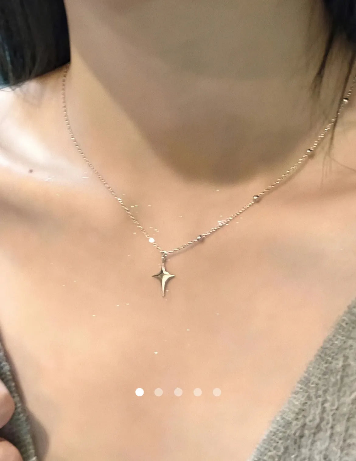 Star Necklace 024 // Silver