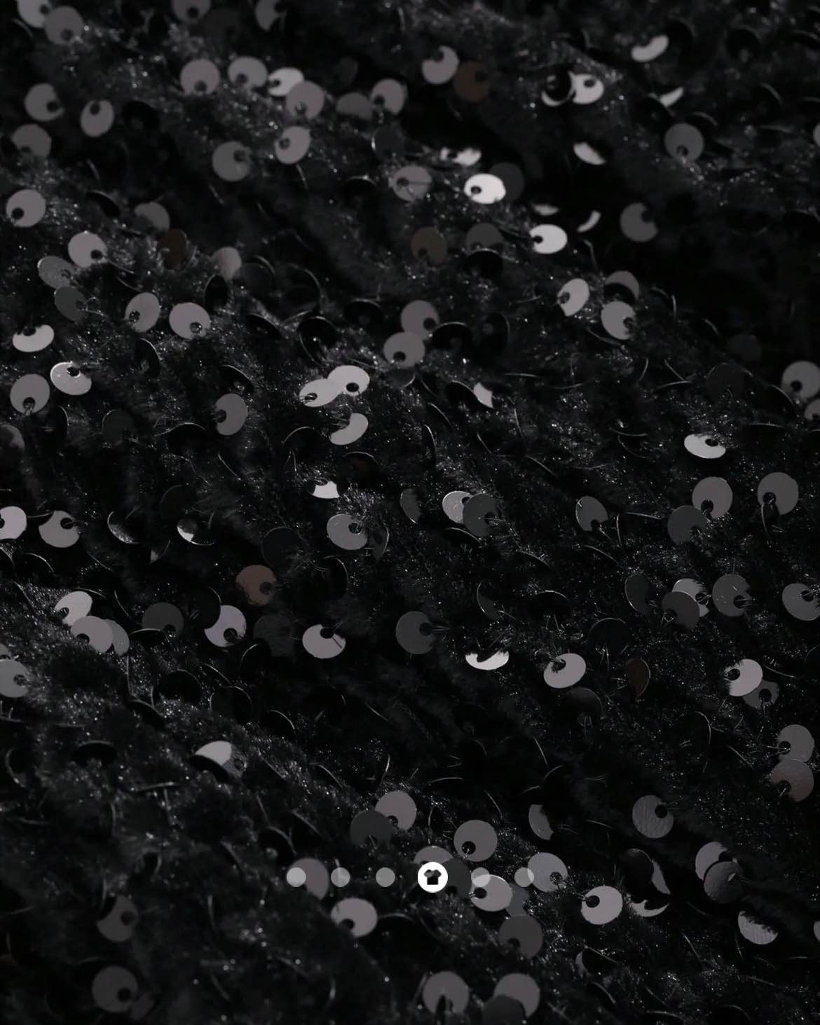 Sequin Skirt // Black