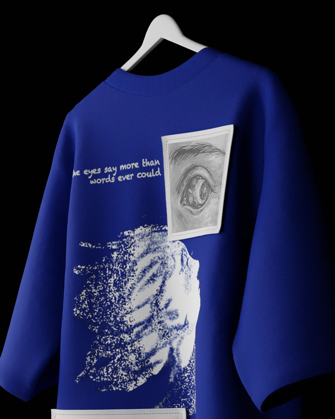 Deceiver Oversized T-Shirt // Blue