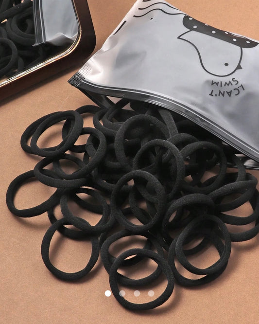 6pc Hair Tie // Black