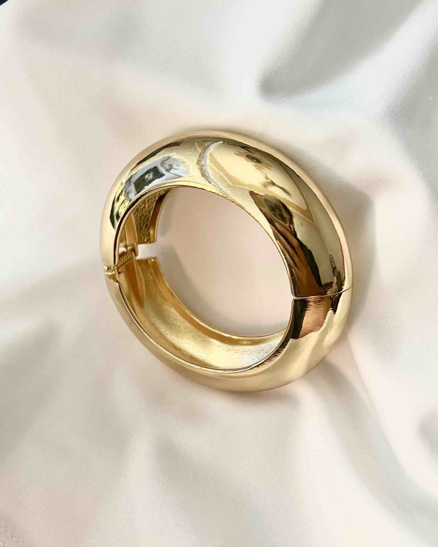 Chunky Bangle (Anti Tarnish) 002 // Gold