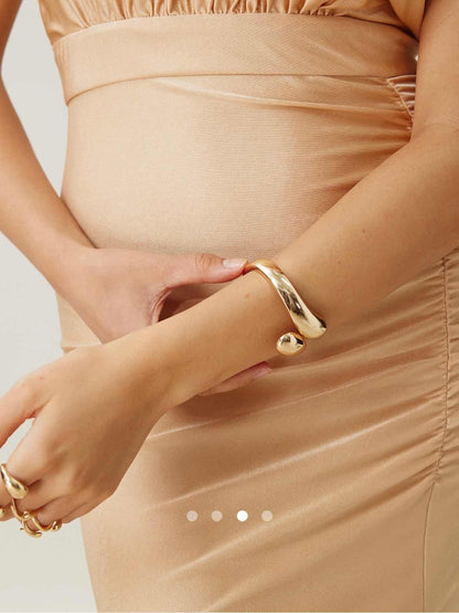 Chunky Cuff Bracelet 003 // Gold