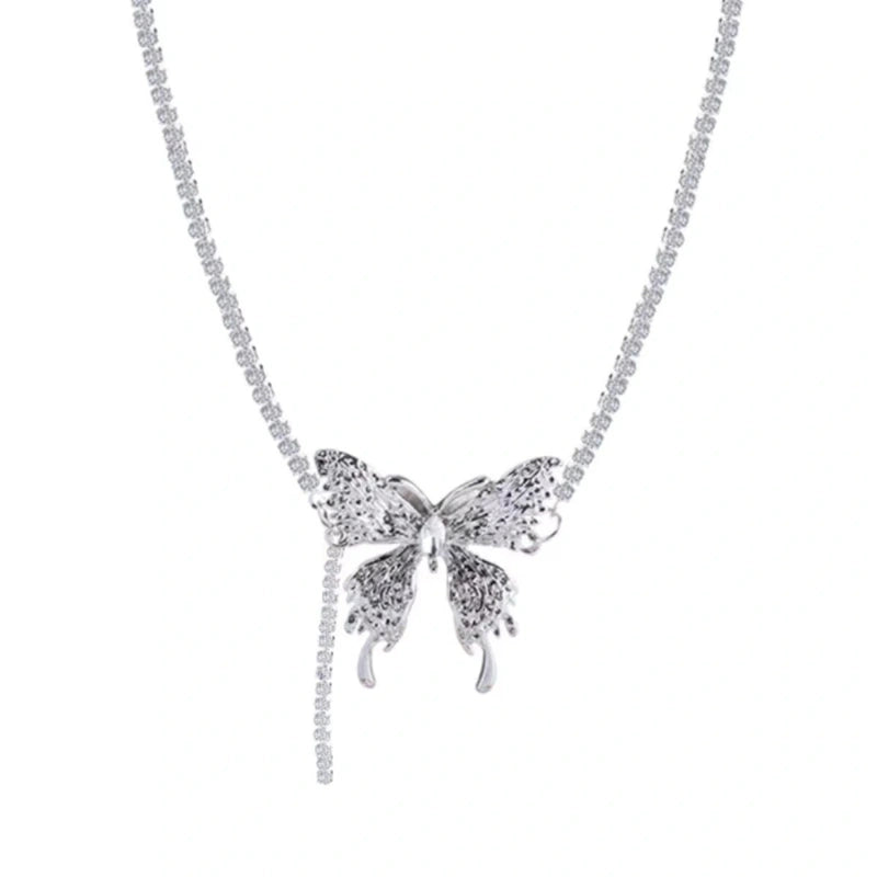 Butterfly Necklace // Silver