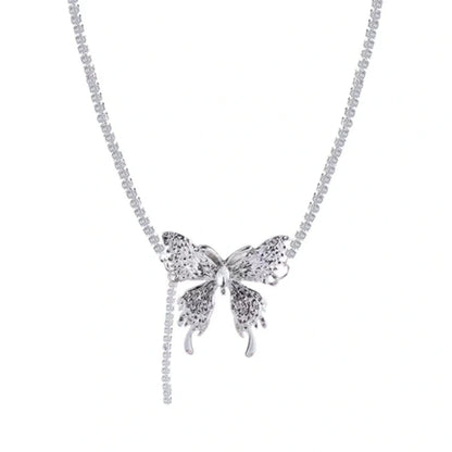Butterfly Necklace // Silver