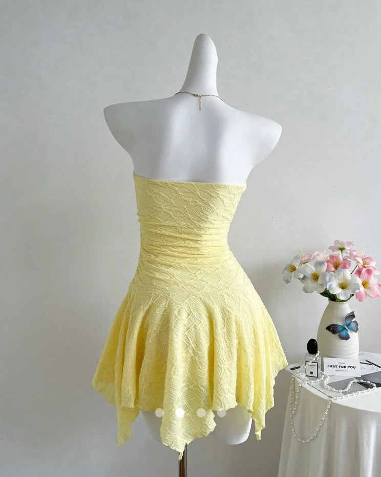 Tube Dress // Yellow
