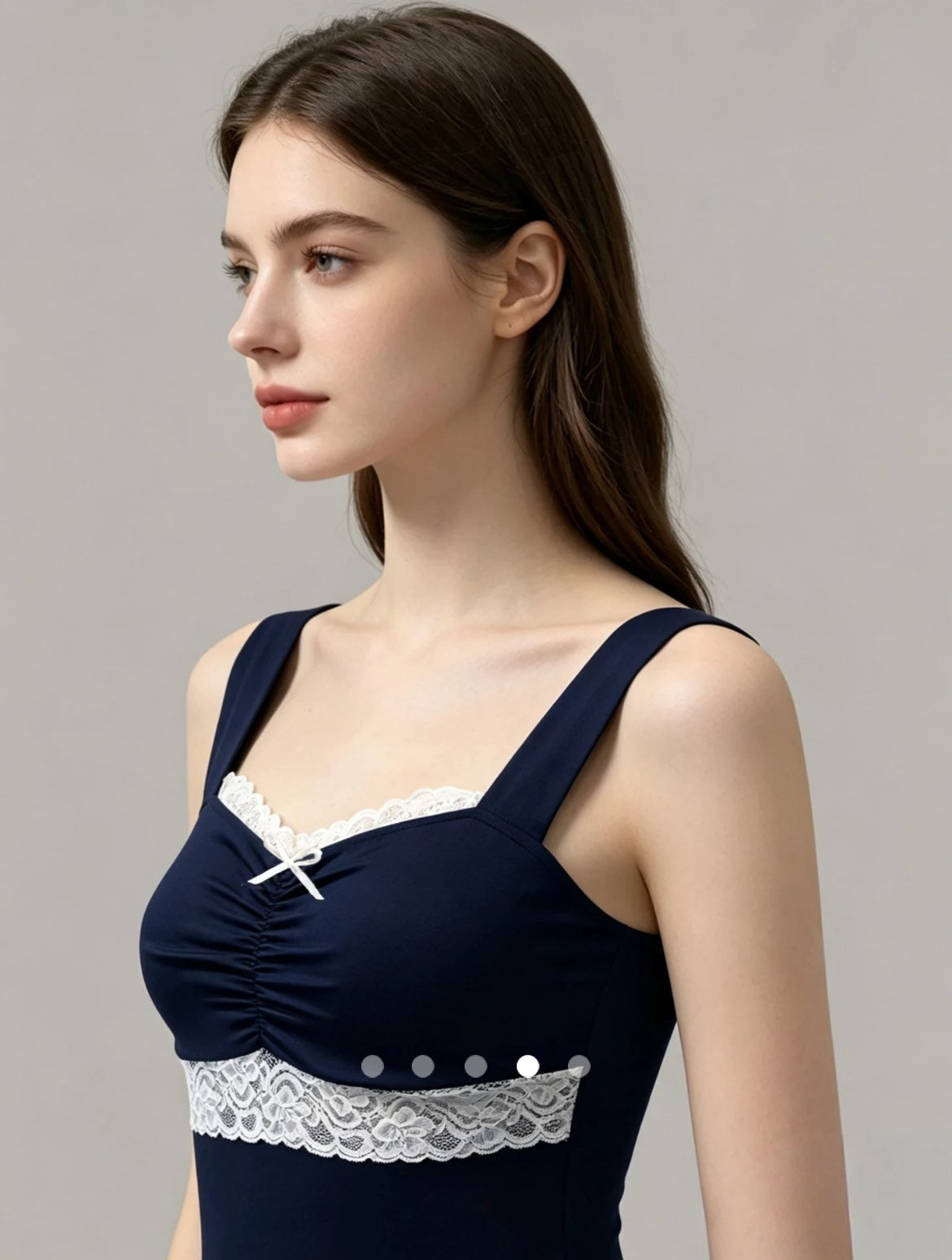 Bow Tank Top // Navy