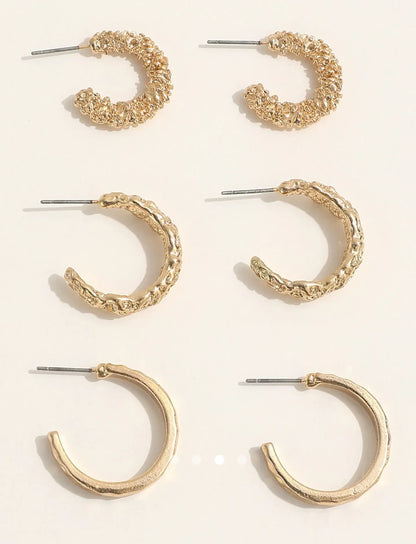 Savana Earrings 043 // Gold
