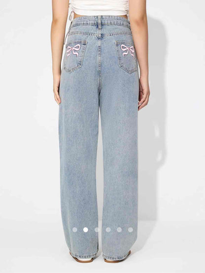 Bow Jeans 002 // Blue