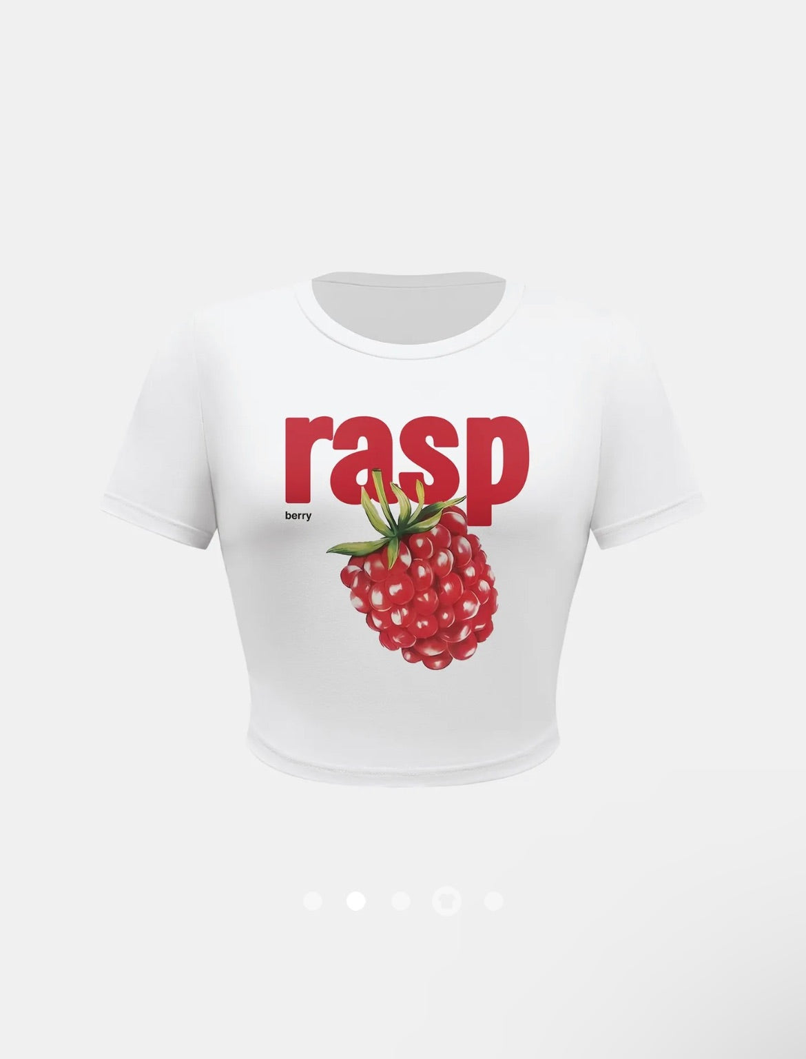 Printed Pullover T-Shirt // White