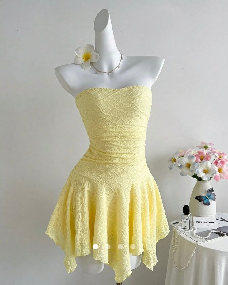 Tube Dress // Yellow