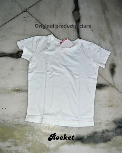 Y2K Baby Tee // White