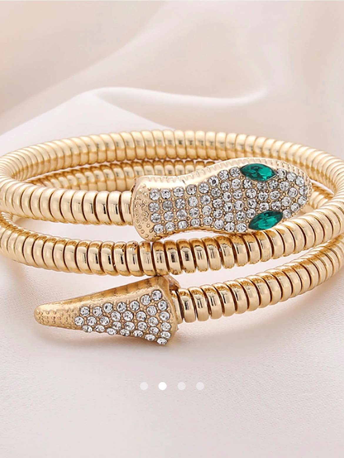 Snake Bangle // Gold